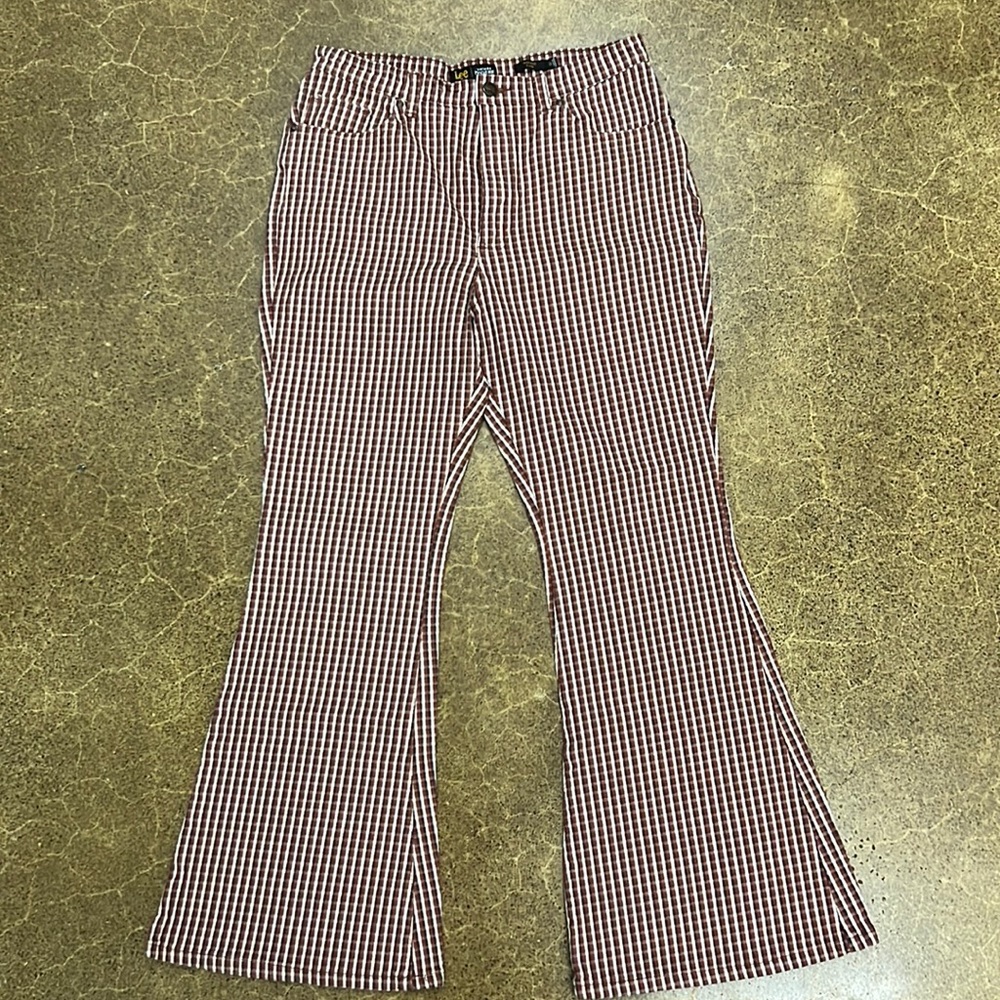 Lee Vintage Modern plaid bells -great condition!